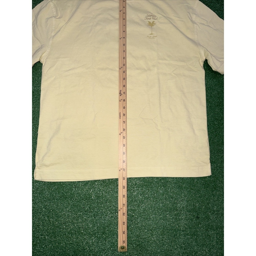 River Island Boxy Fit Yellow Graphic T-Shirt Men's Size Small Short Sleeve Tee - Picture 4 of 6